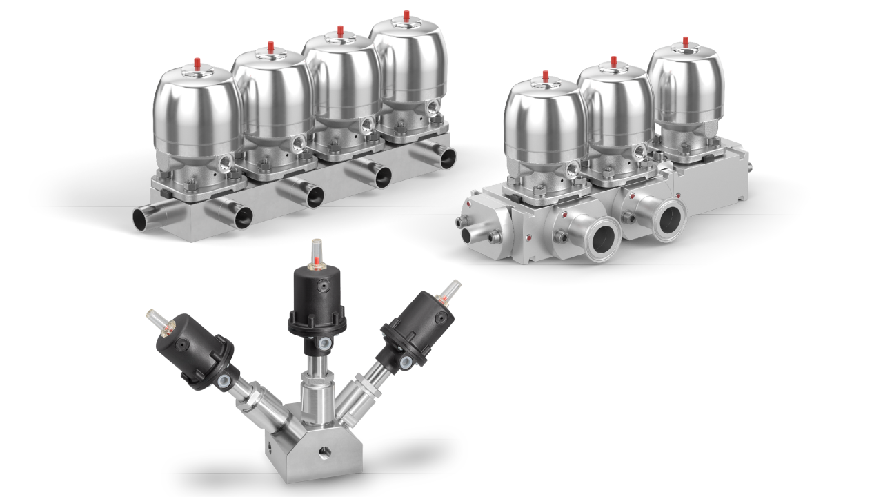 不锈钢多通道阀